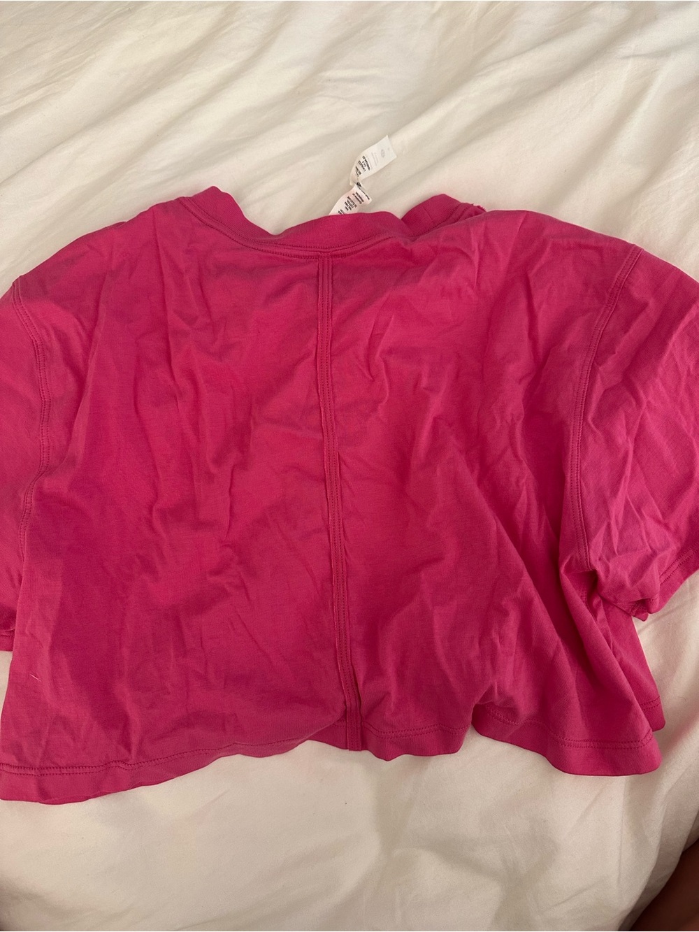 lululemon athletica Pink Crop Top never worn